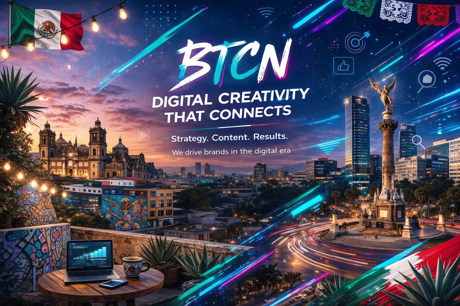 Visual principal de la era digital en Mexico